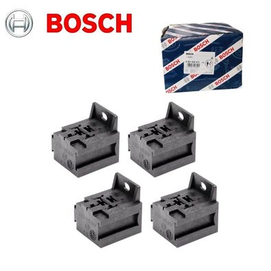 4x BOSCH Universall Relais-Sockel Stecksockel für Mini Relais 3334485008
