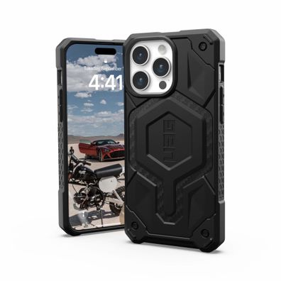 Urban Armor Gear UAG Monarch Pro MagSafe Case für iPhone 15 Pro Max - Carbon Fiber