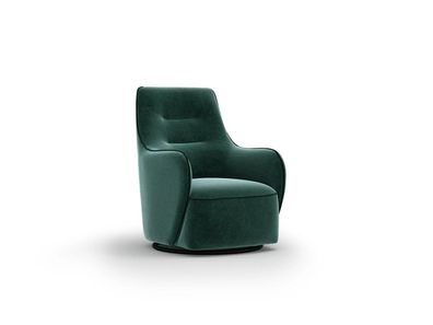 Modern Sessel Wohnzimmer Sitzmöbel Design Polstersessel Sitz Stoff Polstermöbel
