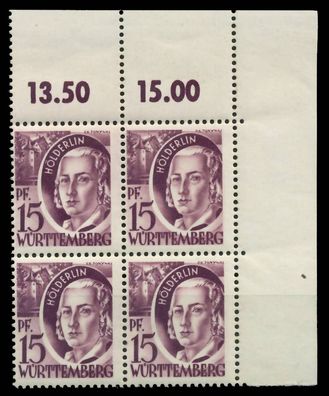 FZ Württemberg 1. Ausgabe Spezialisiert Nr 5 postfrisch X81B0E2
