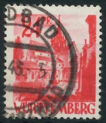 FZ Württemberg 1. Ausgabe Spezialisiert Nr 8yv X404802