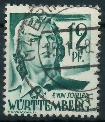FZ Württemberg 1. Ausgabe Spezialisiert Nr 4yvI X40484E