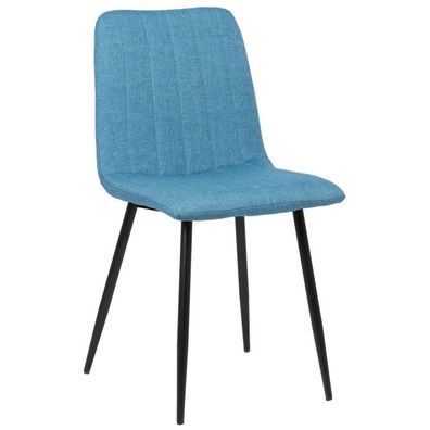 Stuhl Dijon Stoff (Farbe: blau)