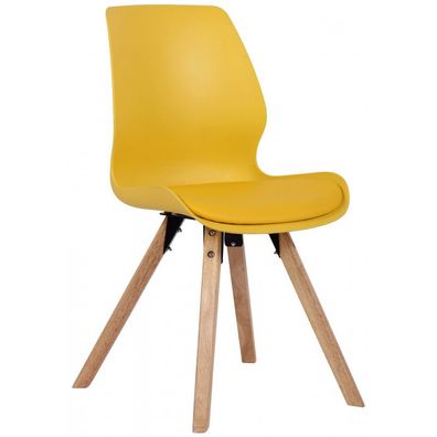 Stuhl Luna Kunststoff (Farbe: gelb)