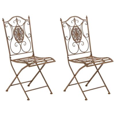 2er Set Stühle Sibell (Farbe: antik braun)