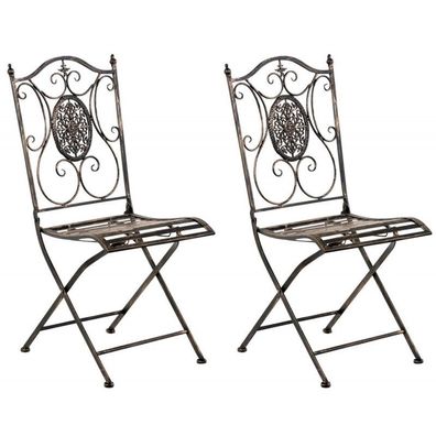 2er Set Stühle Sibell (Farbe: bronze)