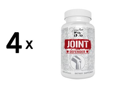 4 x 5% Nutrition - Rich Piana Joint Defender (200 Caps) Unflavoured