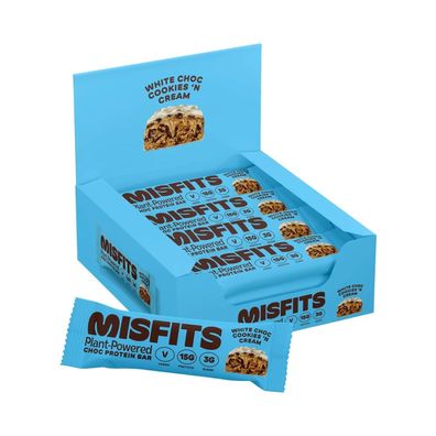 Misfits Vegan Protein Bar (12x45g) Cookies and Cream