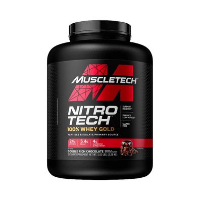 Muscletech Nitro Tech 100% Whey Gold (5lbs) Double Rich Chocolate