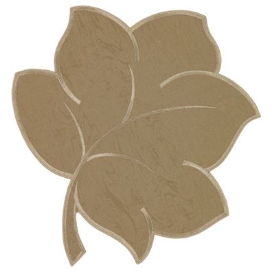 Plauener Spitze Tischdecke Herbst Blatt Beige Bestickt Untersetzer Aufleger Stickerei
