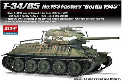 Academy T-34/85 No. 183 Factory Berlin 1945 Panzer 13295 Bausatz