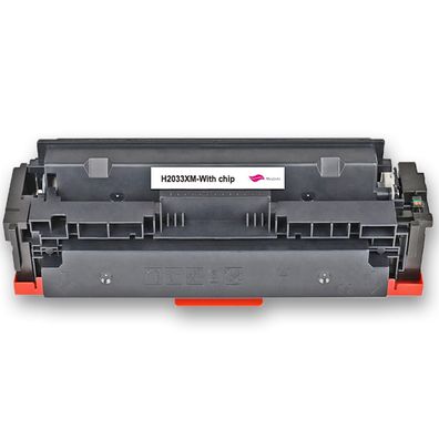 Kompatibel HP W2033X, 415X M mit Füllstandsanzeige Magenta Rot Toner Patrone für ...