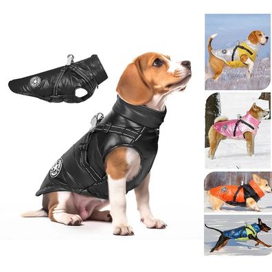Pet Winter Vest , Zipper Jacket Pet Waterproof Coat , Dog Cotton Padded Jacket Dog