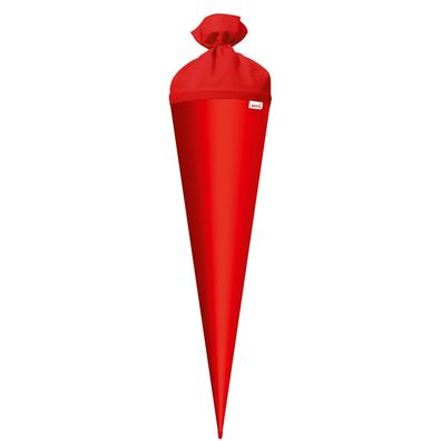 Roth Basteltüte, rot, 70 cm, rund, Rot(h)-Spitze, Filzverschluss