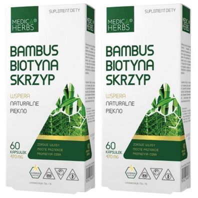 Biotin Bambus Schachtelhalm Komplex Extrakt D-Biotin 470mg 120 Kapseln
