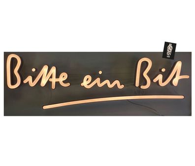Bitburger "Bitte ein Bit" Leuchtschild Werbeschild Werbetafel Leuchtreklame LED