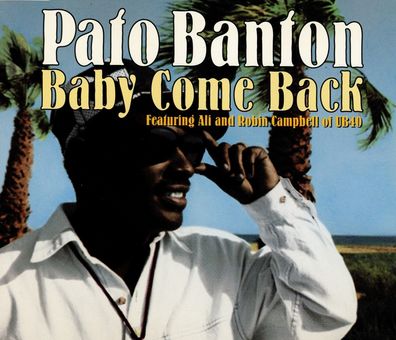 Maxi CD Cover Pato Banton - Baby come back