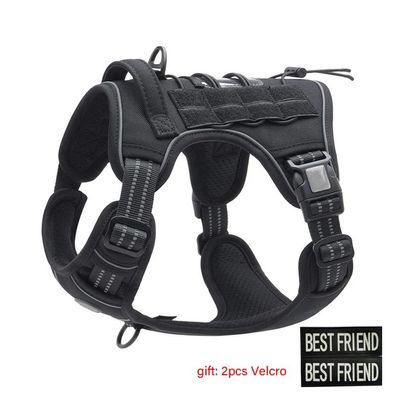 Tactical Dog Harness Adjustable Pet Working Training Military Service Vest