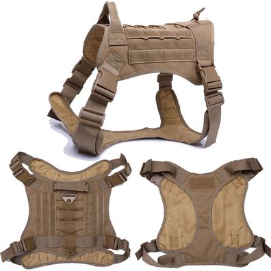 Tactical Dog Harnesses Pet Training Vest Dog Harness And Leash Set For Small Medium