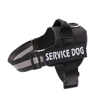 Harness For Dog?ID Custom patch Reflective Breathable No Pull Pet collar Harness For