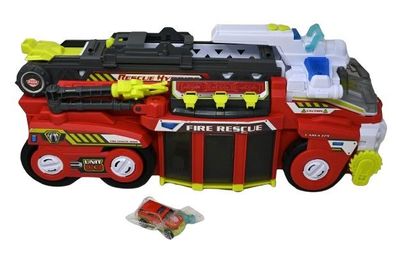 Dickie Toys Feuerwehrauto groß (55 cm) Rescue Hybrids für Kinder Spielauto * A