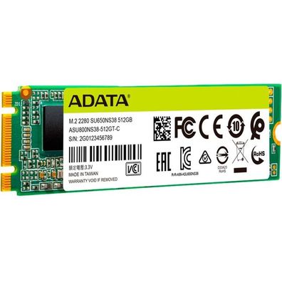 ADATA SSD 512GB Ultimate SU650 M.2 SATA - ADATA ASU650NS38-512GT-C - (PC Zubehoer...
