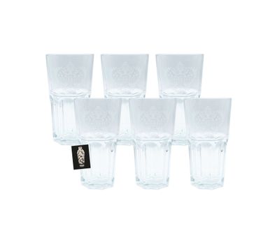 Smirnoff Vodka Glas 6er-Set Gläser Cocktailglas Longdrink Bar Fassungsvermögen: