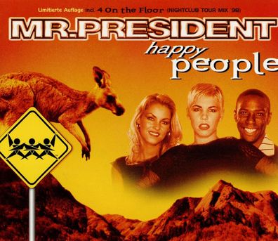 Maxi CD Cover Mr President - Happy People
