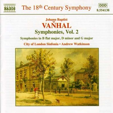 Johann Baptist (Jan Krtitel) Vanhal (1739-1813): Symphonien Vol.2 - Naxos 0636943413