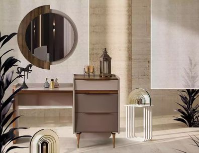 Schminktisch Luxus Design Tische Kosmetik Spiegel Konsole Schlafzimmer