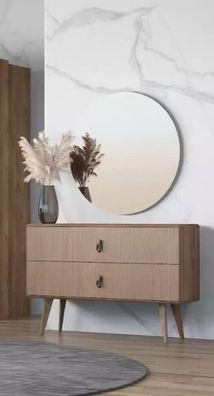 Schminktisch mit Spiegel Luxus Schlafzimmer Konsole Design Möbel Neu