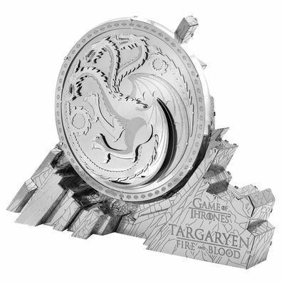 METAL EARTH 3D-Puzzle Game of Thrones: Wappen der Targaryens (ICONX)