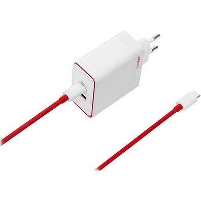 OnePlus SuperVooc 100W USB-C und USB-A Power Adapter Netzteil - Weiss