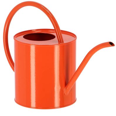 Esschert Design Gießkanne S Orange 1,3 Liter aus Metall
