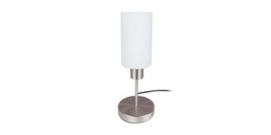 Livarno Lux Tischleuchte / Schreibtischlampe rund mit Metallfuß, Dimmbar 3 Stufen