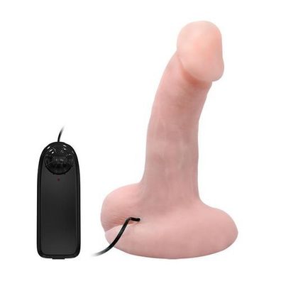 Realistischer Silikon-Dildo mit vibrierendem Penis