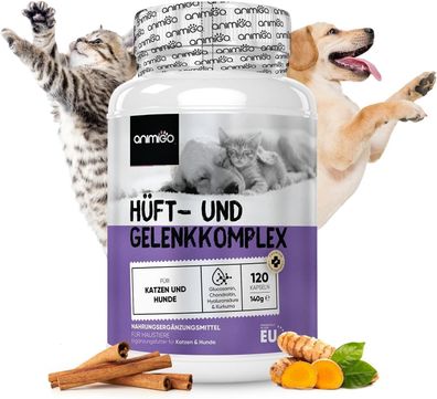 Animigo Huft & Gelenk Komplex for Hunde & Katzen - Alternative zu Gelenktableten Hund
