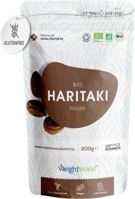 BIO Haritaki Pulver 200g - Veganes Haritaki Ayurveda Pulver aus biologischem Anbau