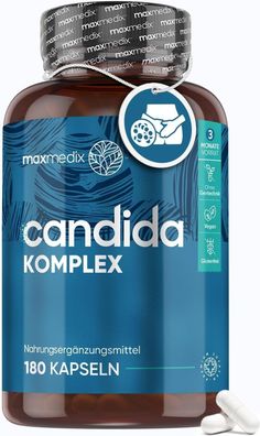 Candida Complex - 360 Vegane Kapseln - 3 Monate Vorrat - Bifidobakterien Probiotika