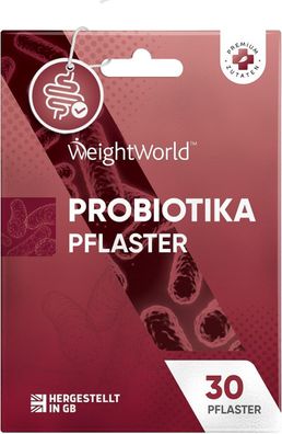 Probiotika Pflaster - Probiotika Kapseln - 60 wasserfeste Patches