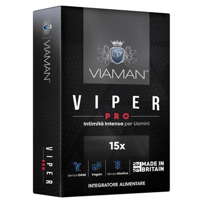 Viaman Viper Pro - 15 capsules to increase sexual performance in men