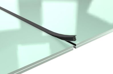 Zwischendichtung für Gläser, L=3000mm