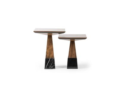 2x Beisteltisch Holz Kaffeetisch Wohnzimmer Luxus Design Möbel Einrichtung