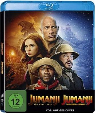 Jumanji: Willkommen im Dschungel & The Next Level Blu-Ray NEU/ OVP