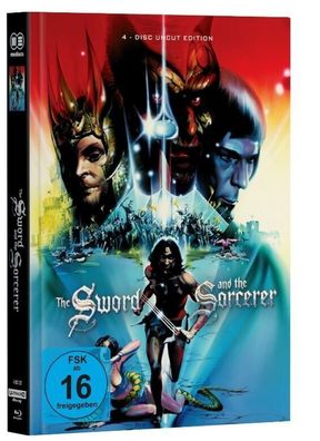 THE SWORD AND THE Sorcerer (Talon...) 4-Disc watt. Mediabook D [4K UHD] UNCUT