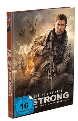12 Strong 2-Disc Mediabook Cover A (4K UHD + Blu-ray) Limit. NEU/ OVP