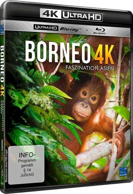 Borneo - Faszination Asien 4K - Malaysia, Indonesien, Orang-Utan NEU/ OVP
