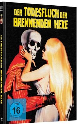 Todesfluch DER Brennenden HEXE Mediabook wattiert Cover C Blu-ray + DVD NEU / OVP