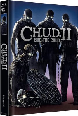 C.H.U.D II (Bud the Chud) - 2-Disc Mediabook A (Blu-ray + DVD) lim. 333 - NEU/ OVP