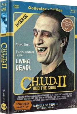 C.H.U.D II (Bud the Chud) - 2-Disc Mediabook C (Blu-ray + DVD) lim. 333 - NEU/ OVP